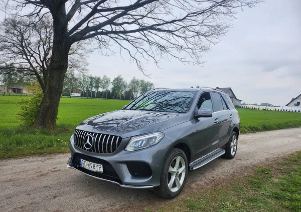 Mercedes-Benz GLE cena 114900 przebieg: 49000, rok produkcji 2017 z Polanów małe 277